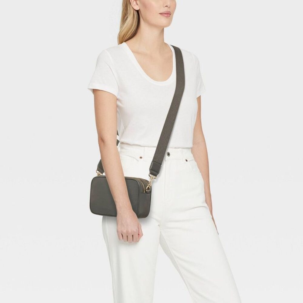 Universal Thread - Double Zip Camera Crossbody Ba… - image 2